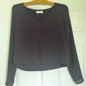 Aritzia Babaton Murphy Longsleeve Blouse